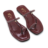 Women's Slipper - Maroon, Women Slippers, Chase Value, Chase Value
