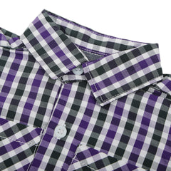 Eminent Newborn Boys Casual Shirt - Purple