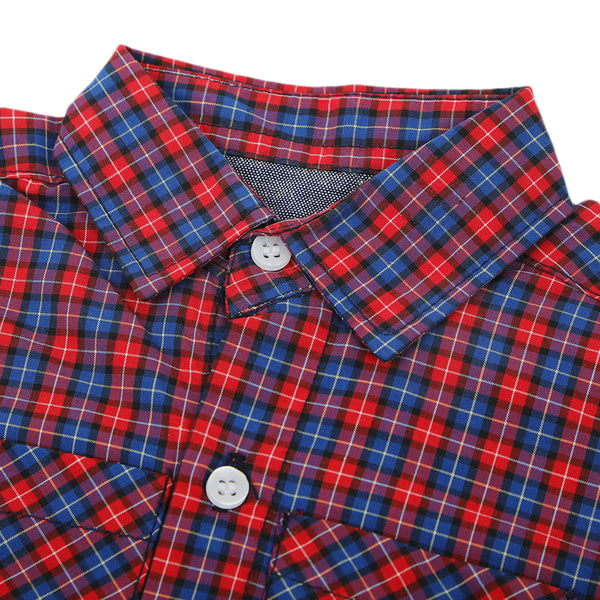 Eminent Newborn Boys Casual Shirt - Red