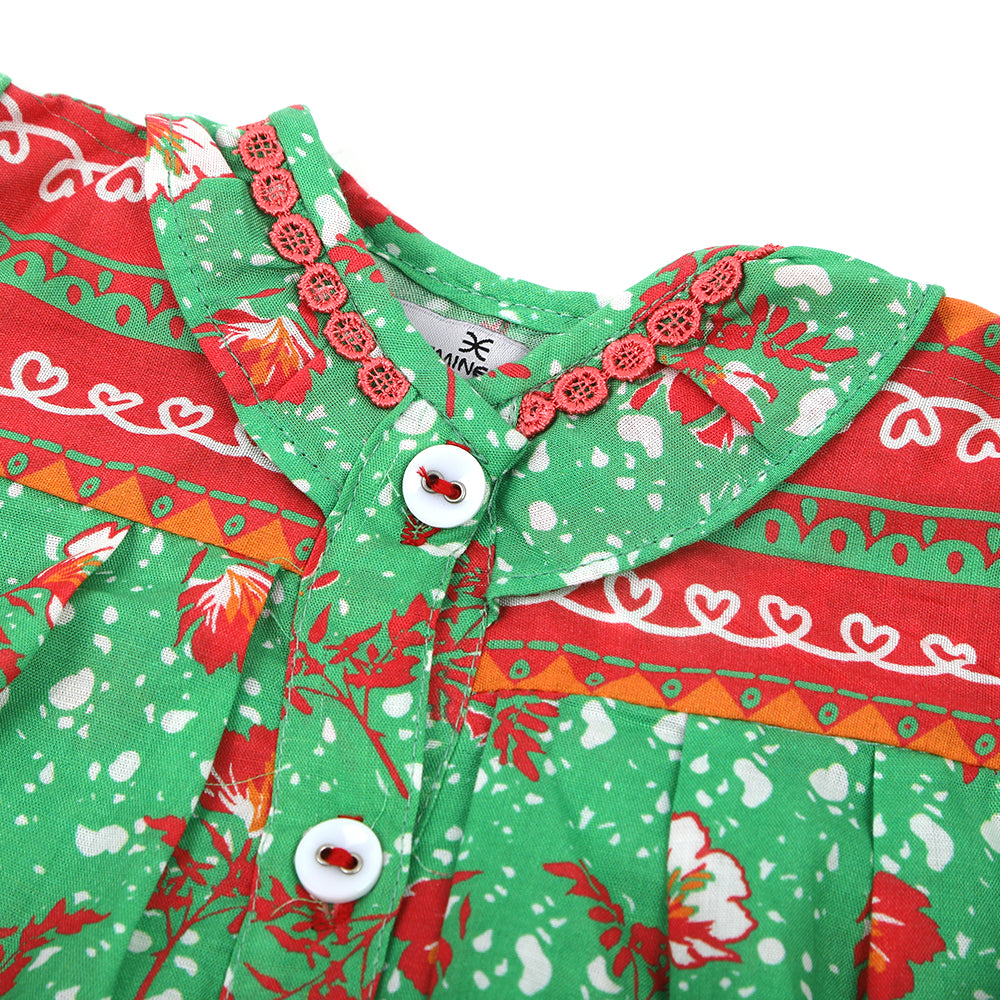 Eminent Newborn Girls Shalwar Suit - Green, Newborn Girls Shalwar Suits, Eminent, Chase Value