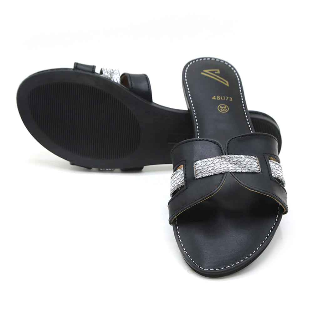 Women's Slipper - Black, Women Slippers, Chase Value, Chase Value
