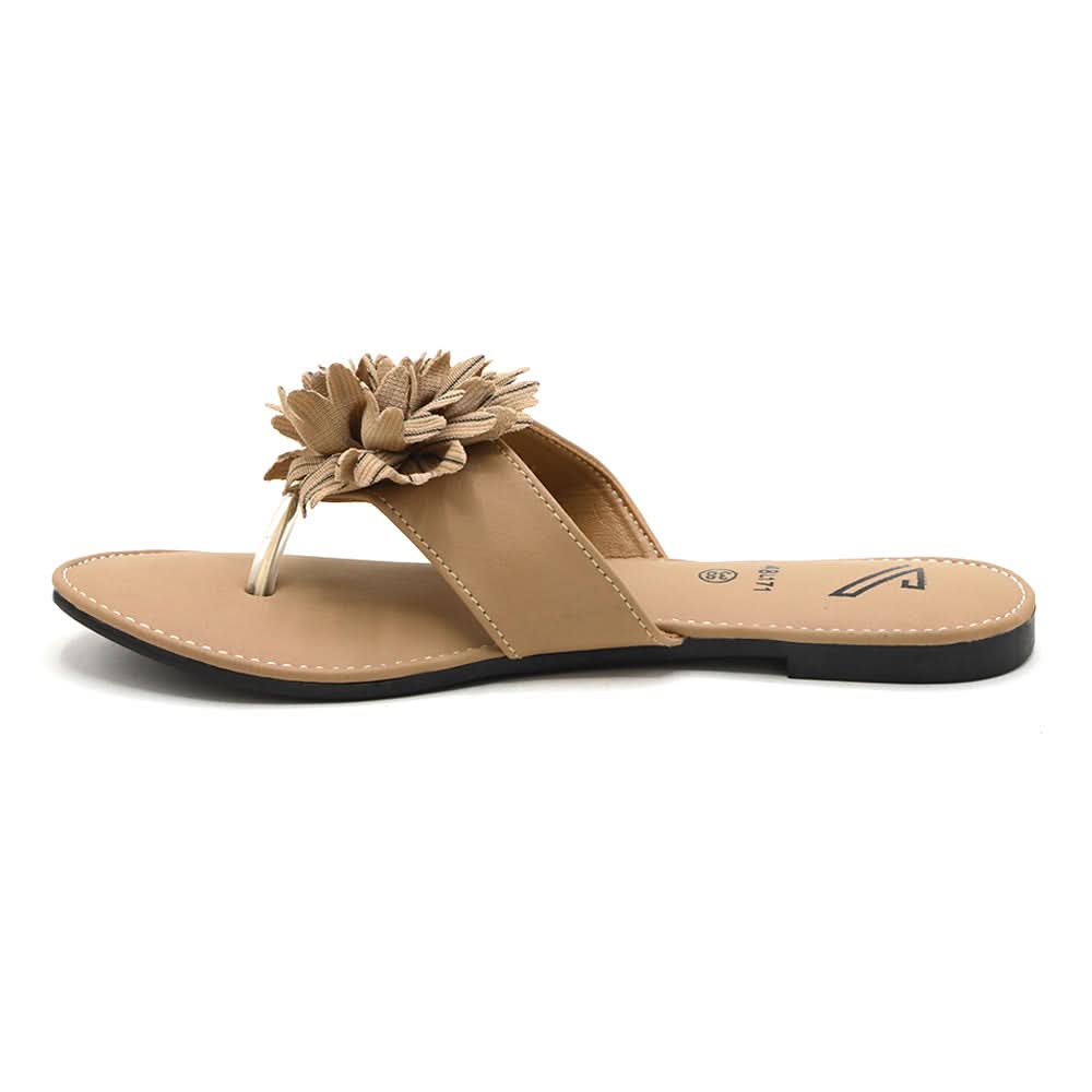 Valuable Open-Toe Slipper - Fawn, Women Slippers, Chase Value, Chase Value