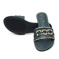 Women's Slipper - Green