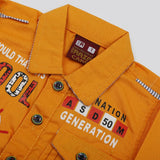 Newborn Boys Full Sleeves Suit - Mustard, Newborn Boys Sets & Suits, Chase Value, Chase Value