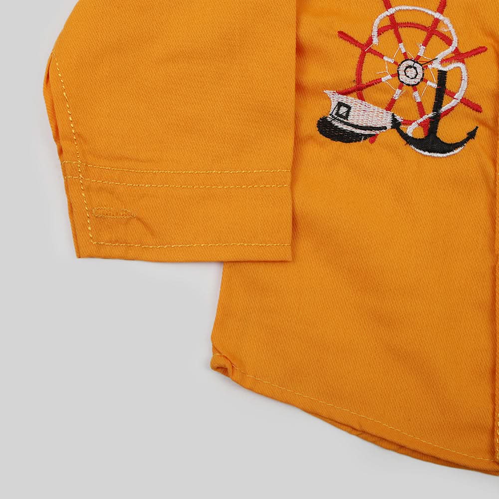 Newborn Boys Full Sleeves Suit - Mustard, Newborn Boys Sets & Suits, Chase Value, Chase Value