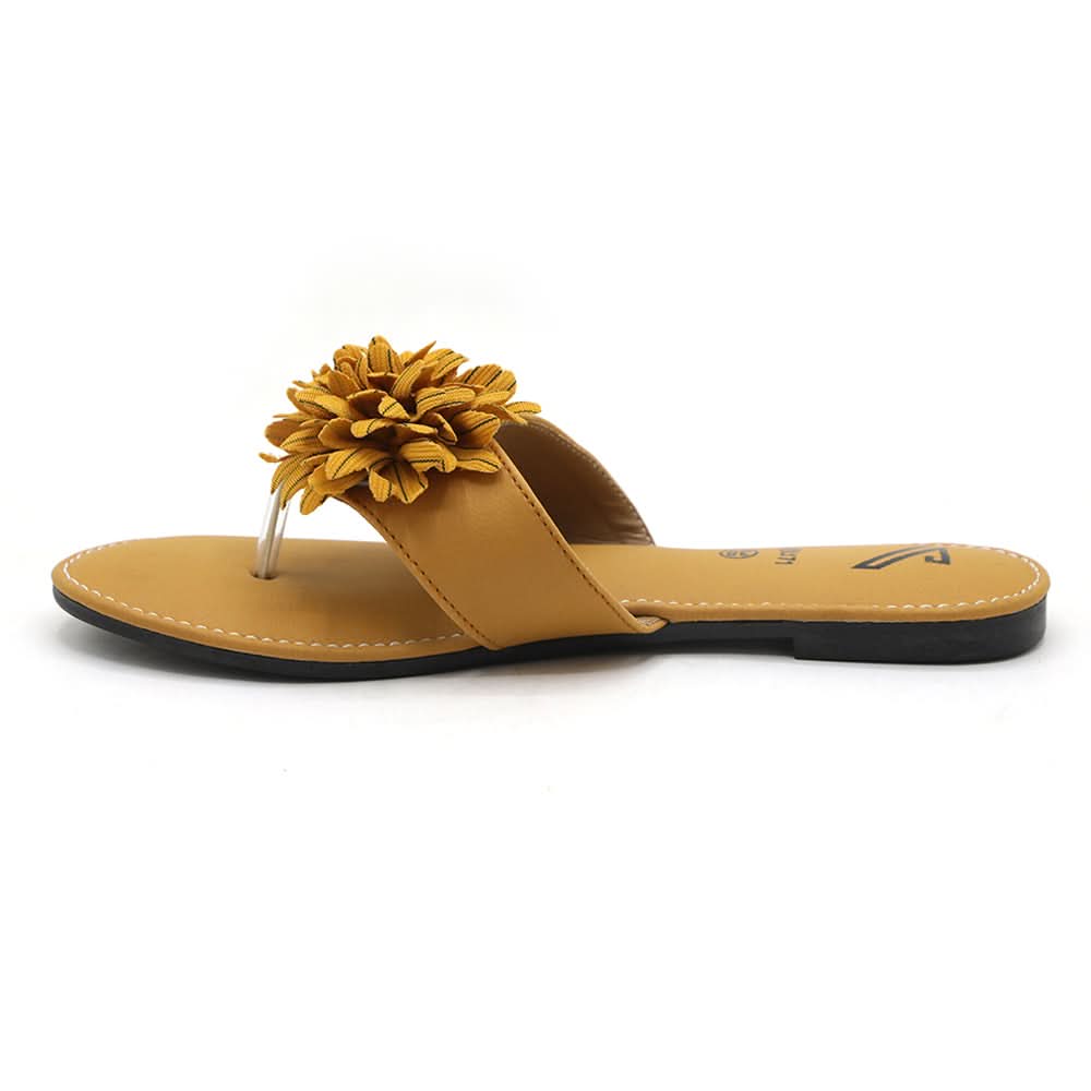 Valuable Open-Toe Slipper - Yellow, Women Slippers, Chase Value, Chase Value