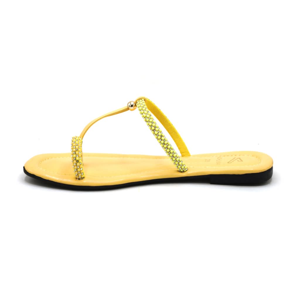 Women's Slipper - Yellow, Women Slippers, Chase Value, Chase Value