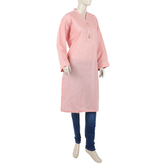 Eminent Women's Stitched Kurti - Light Pink