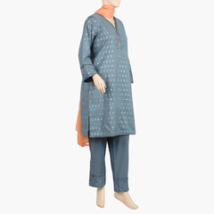Eminent Women's Stitched 3Pcs Suit - Grey, Women Shalwar Suits, Eminent, Chase Value