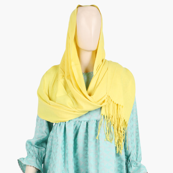 Women's Cashmere Scarf - Yellow, Women Shawls & Scarves, Chase Value, Chase Value