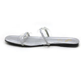 Women's Slipper - Silver, Women Slippers, Chase Value, Chase Value