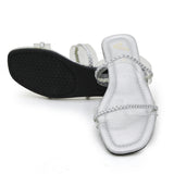 Women's Slipper - Silver, Women Slippers, Chase Value, Chase Value