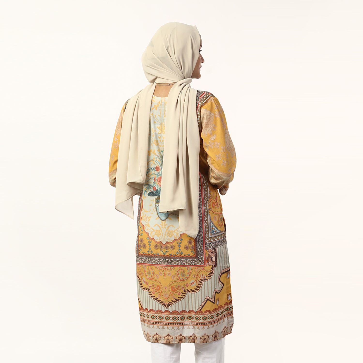 Women's Printed Lawn Kurti - Multi Color, Women Ready Kurtis, Chase Value, Chase Value