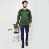 Men's Full Sleeves Sweat Shirt - Green, Men's Sweater & Sweat Shirts, Chase Value, Chase Value