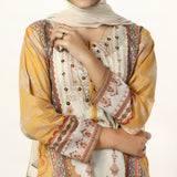 Women's Printed Lawn Kurti - Multi Color, Women Ready Kurtis, Chase Value, Chase Value