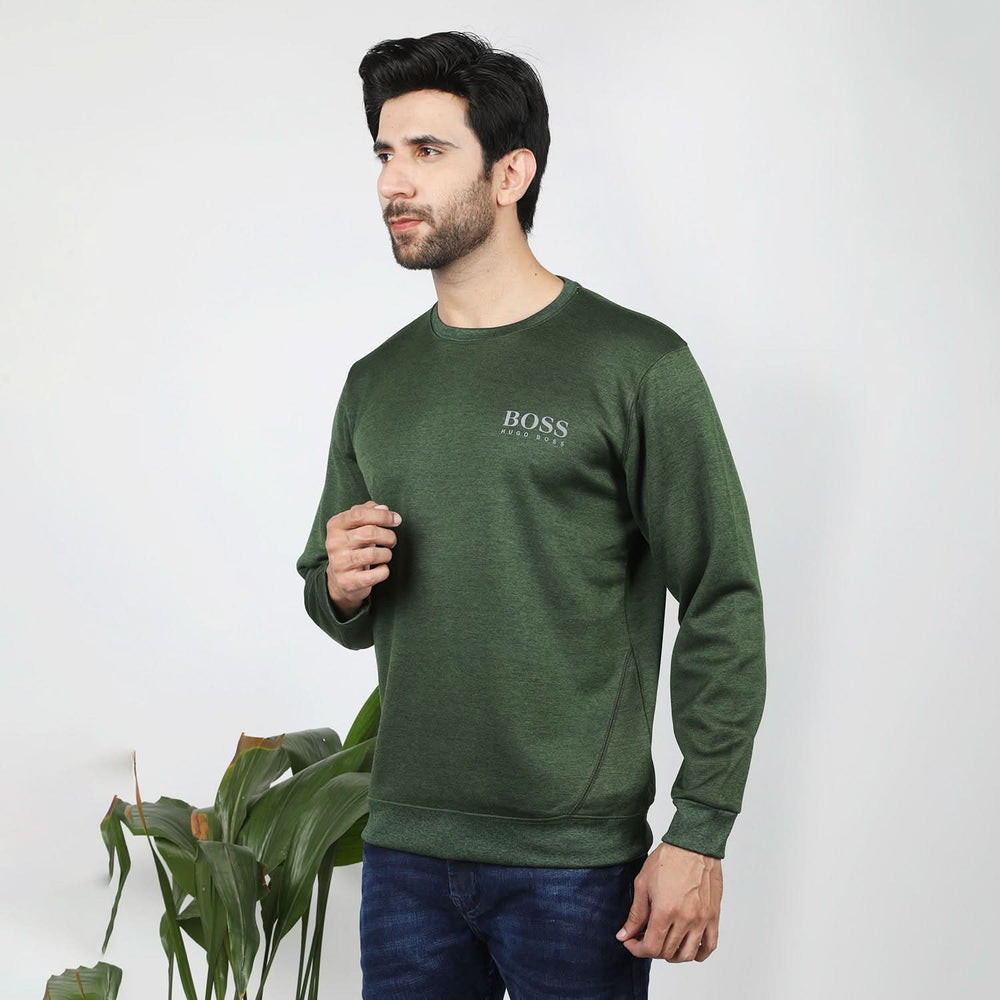 Men's Full Sleeves Sweat Shirt - Green, Men's Sweater & Sweat Shirts, Chase Value, Chase Value