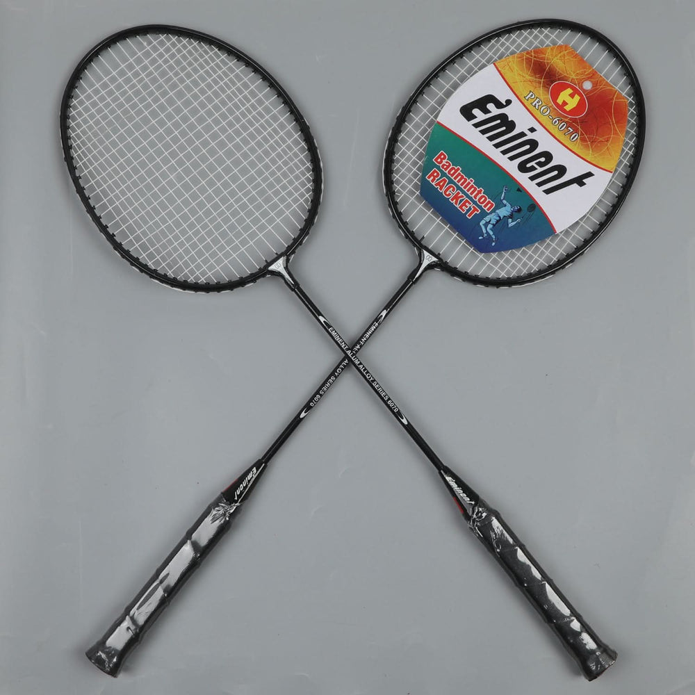 Badminton Racket 2Pc - Black, Sports, Eminent, Chase Value