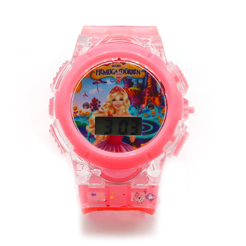 Kids Digital Watch - Pink