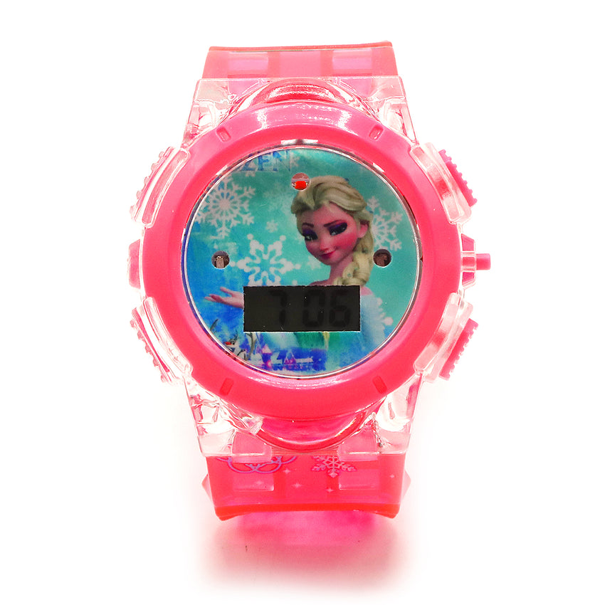 Kids Digital Watch - Dark Pink