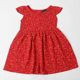 Girls Frock - Red, Girls Frocks, Chase Value, Chase Value