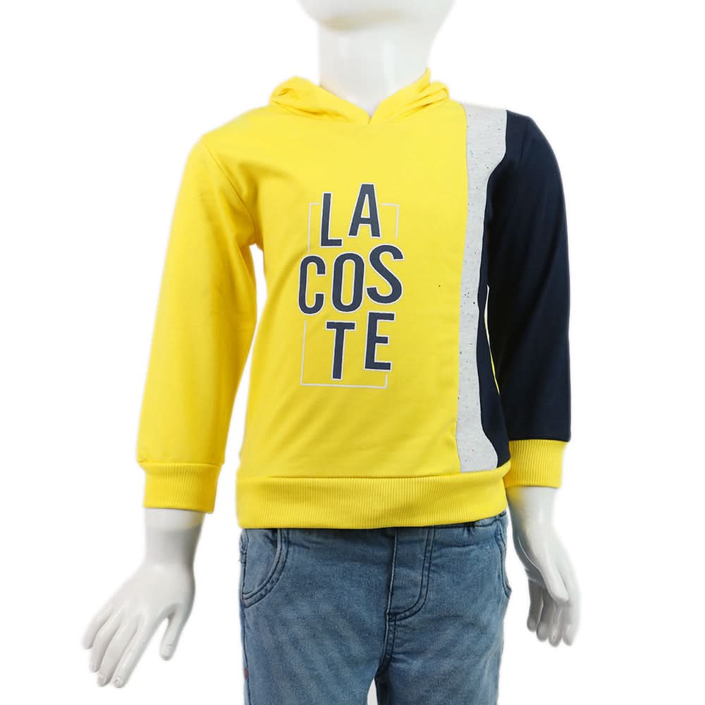Boys Hoodie T-Shirt - Yellow, Boys Hoodies & Sweat Shirts, Chase Value, Chase Value