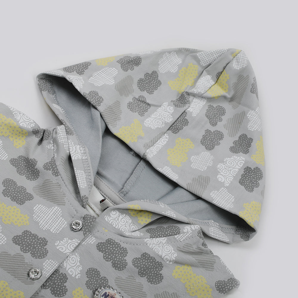 Girls Full Sleeves 3pcs Suit - Yellow, Girls Suits, Chase Value, Chase Value