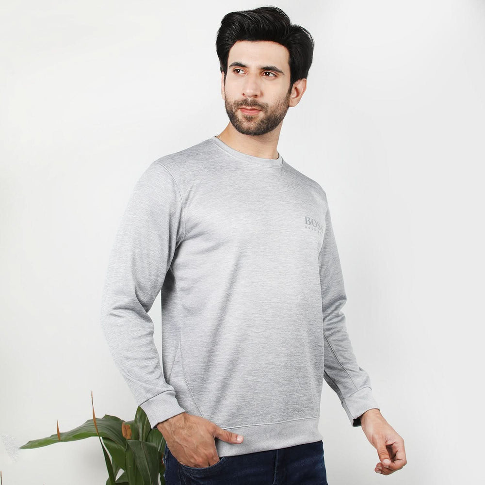 Men's Full Sleeves Sweat Shirt - Grey, Men's Sweater & Sweat Shirts, Chase Value, Chase Value
