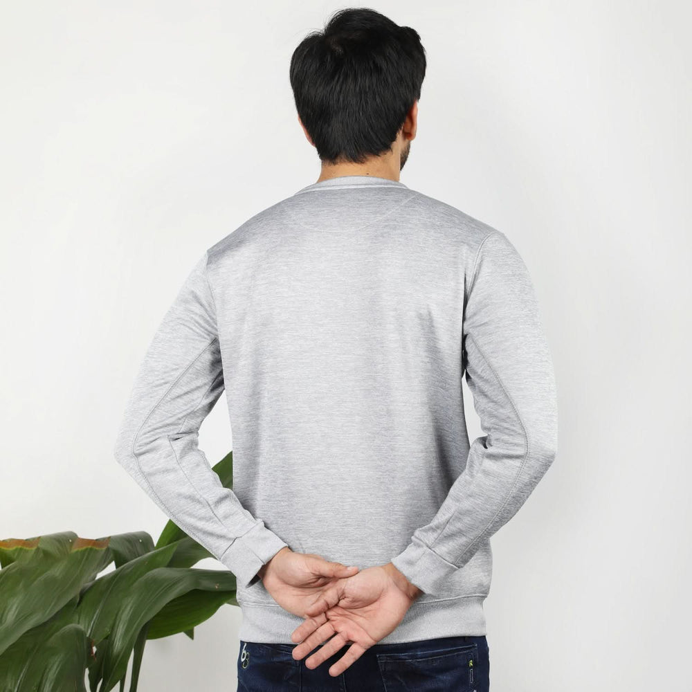 Men's Full Sleeves Sweat Shirt - Grey, Men's Sweater & Sweat Shirts, Chase Value, Chase Value