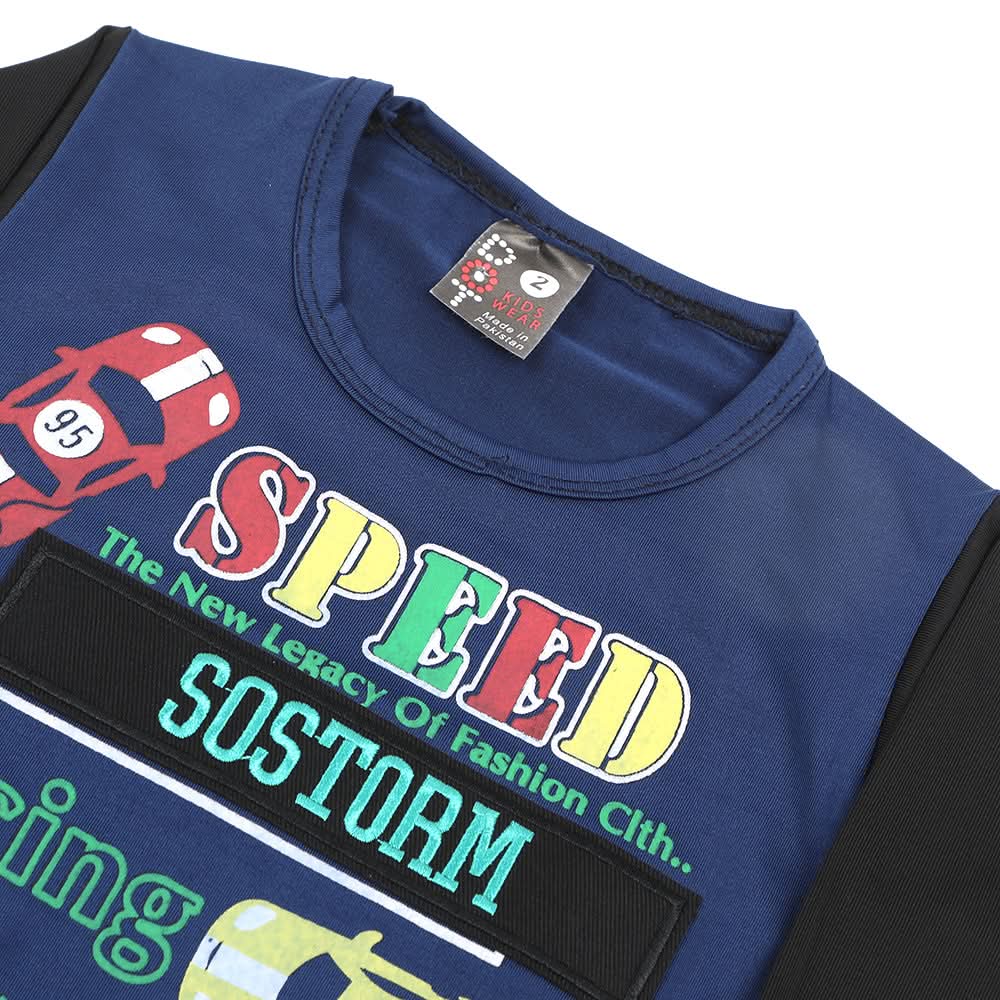 Newborn Boys Full Sleeves Suit - Navy Blue, Newborn Boys Sets & Suits, Chase Value, Chase Value