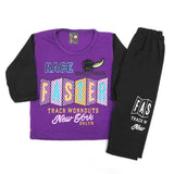 Newborn Boys Full Sleeves Suit - Purple, Newborn Boys Sets & Suits, Chase Value, Chase Value