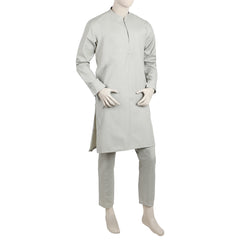 Eminent Men's Kurta Pajama Suit - Fawn