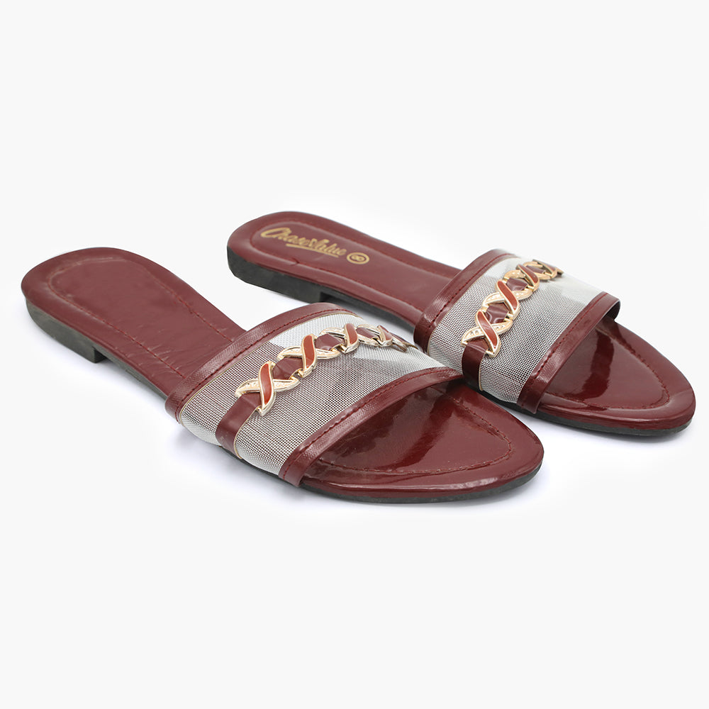 Women's Slipper - Maroon, Women Slippers, Chase Value, Chase Value
