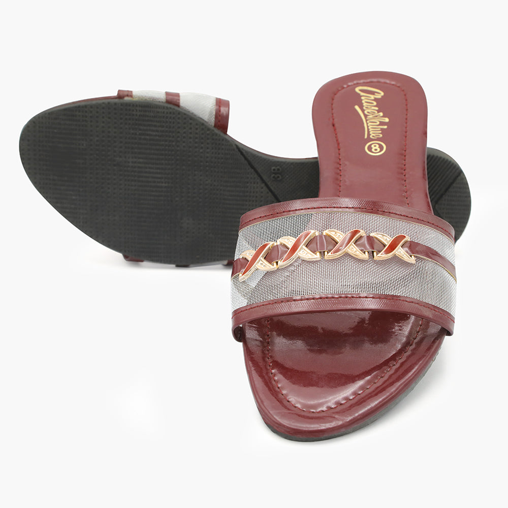 Women's Slipper - Maroon, Women Slippers, Chase Value, Chase Value