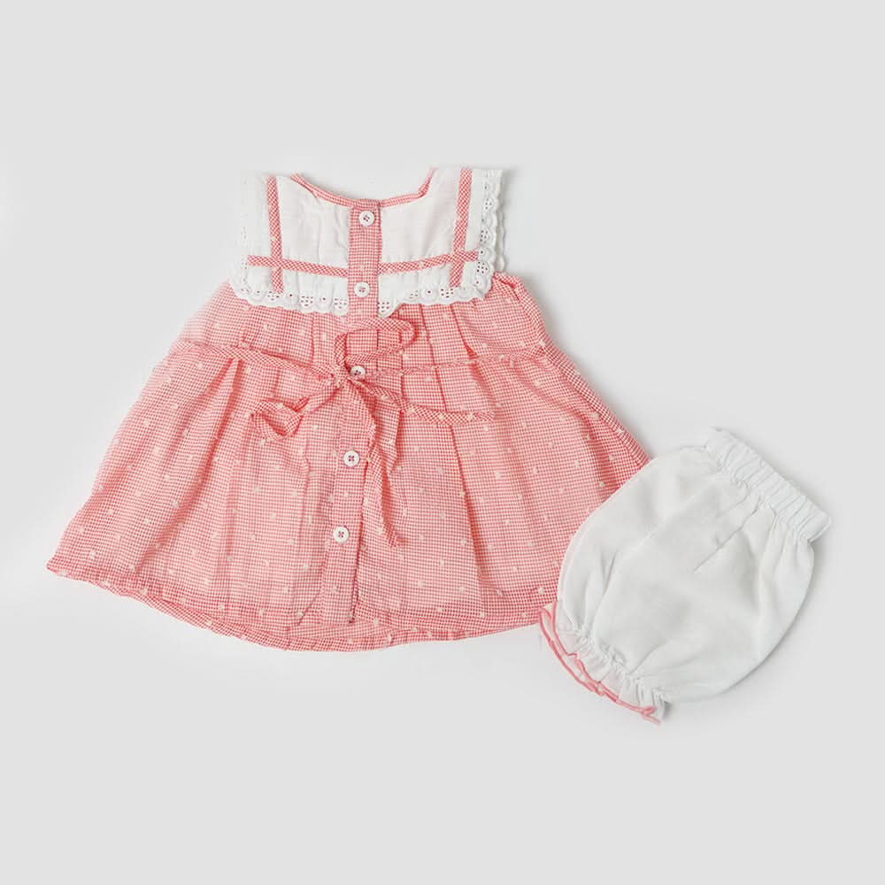 Newborn Girls Half Sleeves Suit  - Pink, Newborn Girls Sets & Suits, Chase Value, Chase Value
