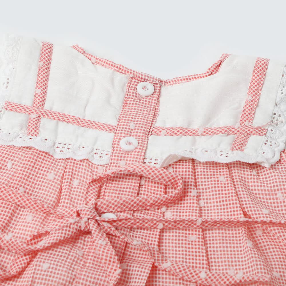 Newborn Girls Half Sleeves Suit  - Pink, Newborn Girls Sets & Suits, Chase Value, Chase Value
