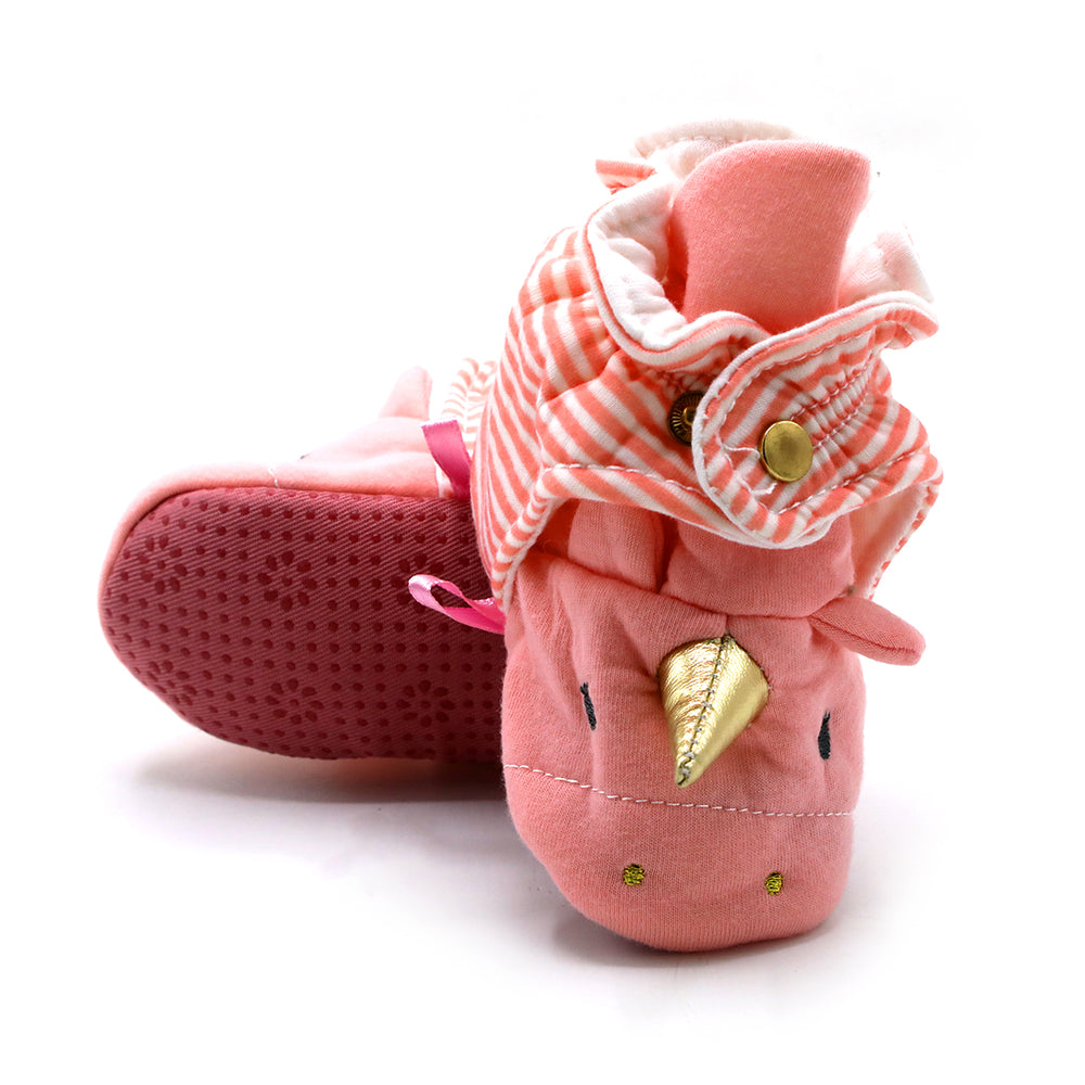 Newborn Soft & Comfortable Footwear For Babies - Peach, Newborn Caps, Shoes & Socks, Chase Value, Chase Value
