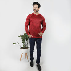 Men's Full Sleeve Sweat Shirt - Maroon