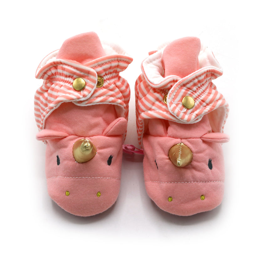 Newborn Soft & Comfortable Footwear For Babies - Peach