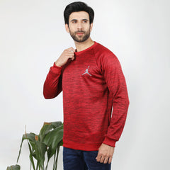 Men's Full Sleeve Sweat Shirt - Maroon