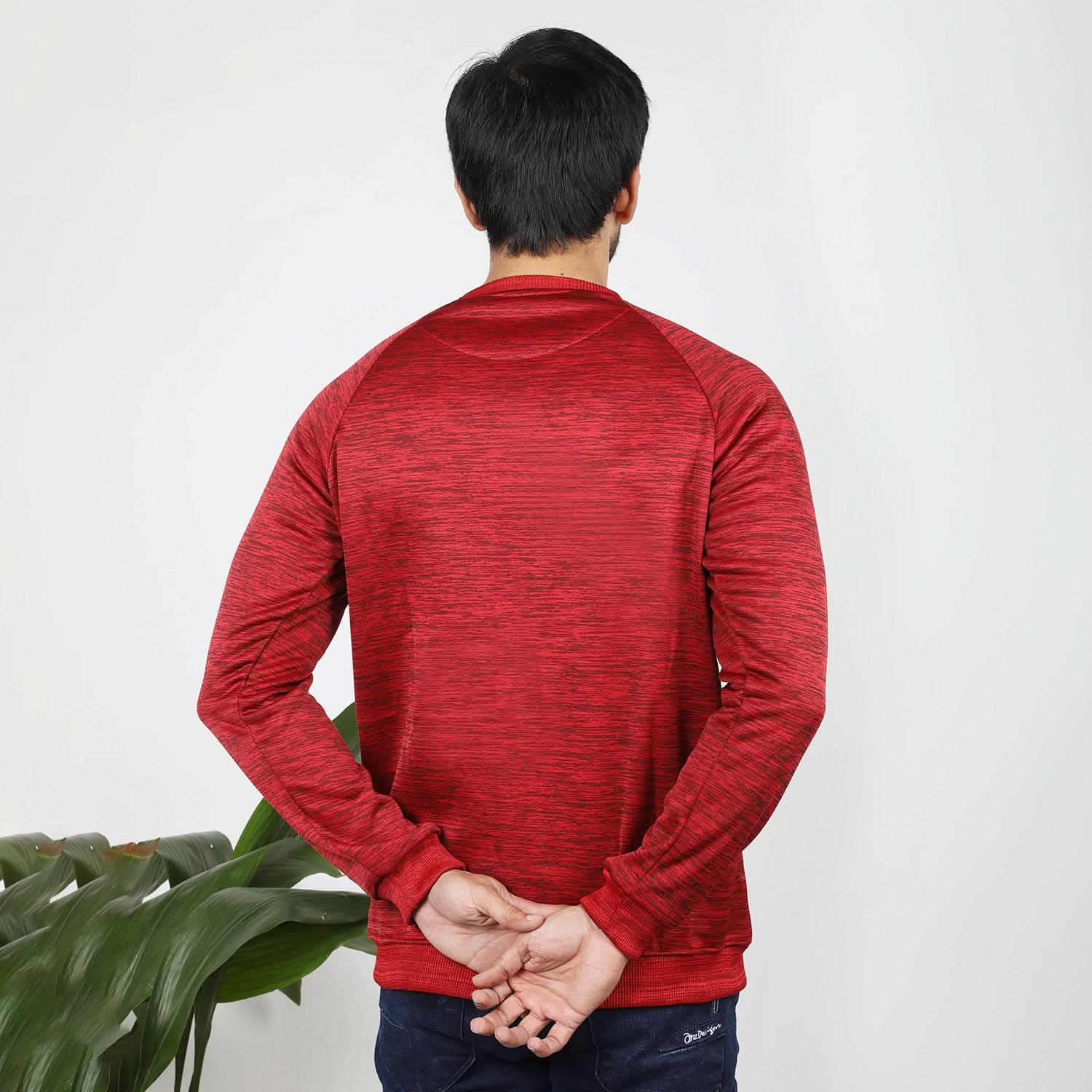 Men's Full Sleeve Sweat Shirt - Maroon, Men's Sweater & Sweat Shirts, Chase Value, Chase Value
