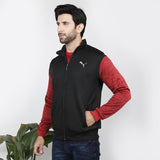 Men's Sleevesless Mock Neck Zipper Jacket - Black, Men's Jackets & Hoodies, Chase Value, Chase Value