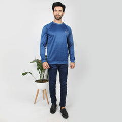 Men's Full Sleeve Sweat Shirt - Royal Blue