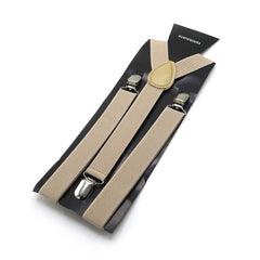 Suspenders For Men's - Beige