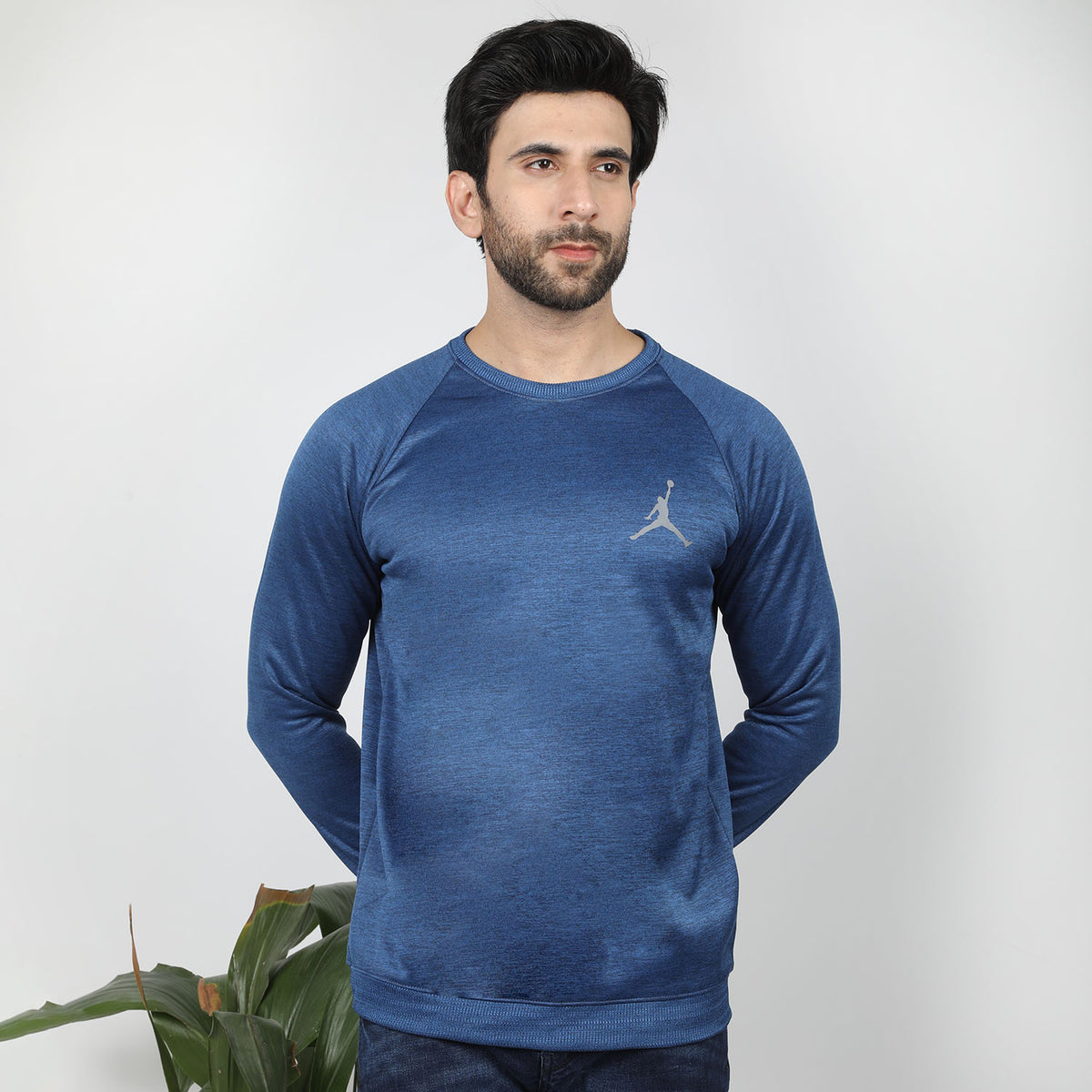 Men's Full Sleeve Sweat Shirt - Royal Blue, Men's Sweater & Sweat Shirts, Chase Value, Chase Value