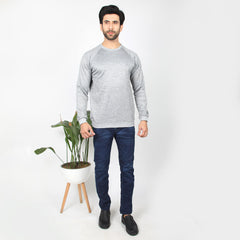 Men's Full Sleeve Sweat Shirt - Grey