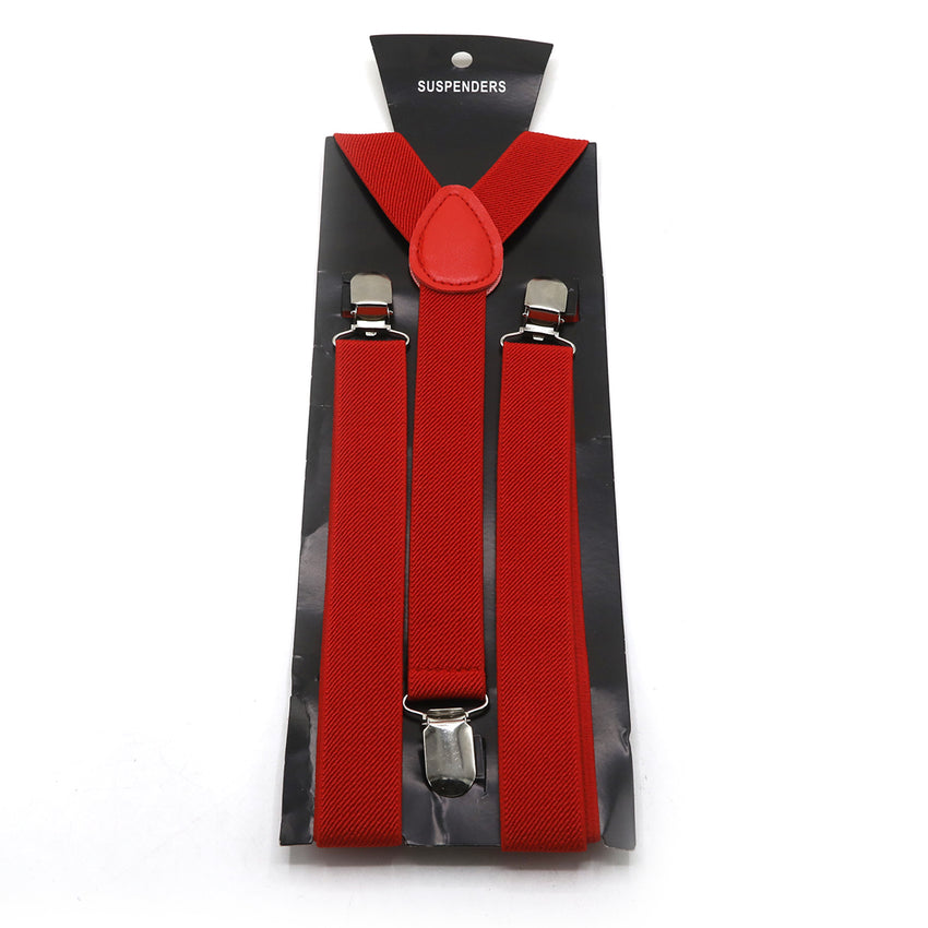 Suspenders For Men's - Red