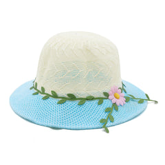 Girls Fancy Hat  - Fawn Blue