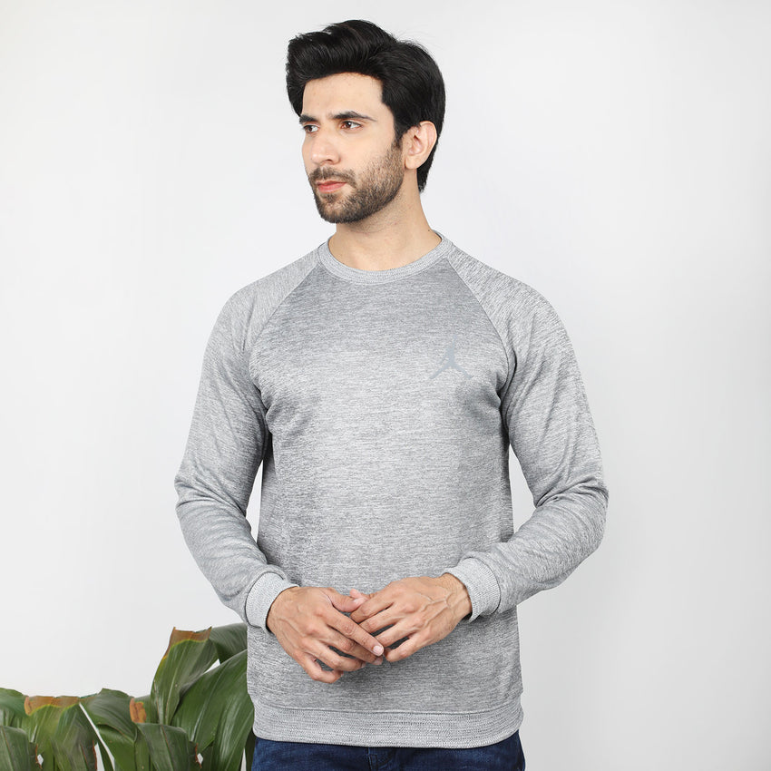 Men's Full Sleeve Sweat Shirt - Grey