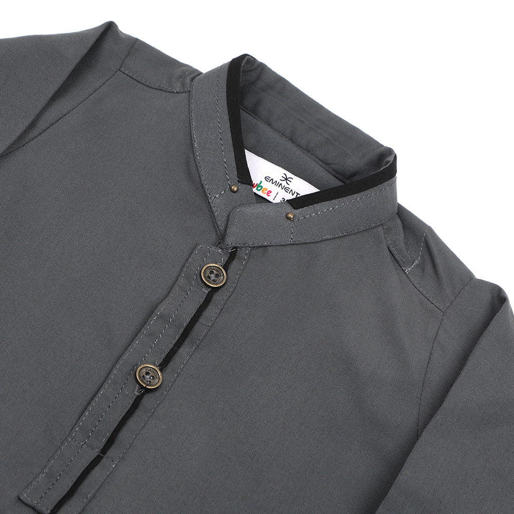 Eminent Newborn Boys Shalwar Suit - Dark Grey, Newborn Boys Shalwar Suits, Eminent, Chase Value