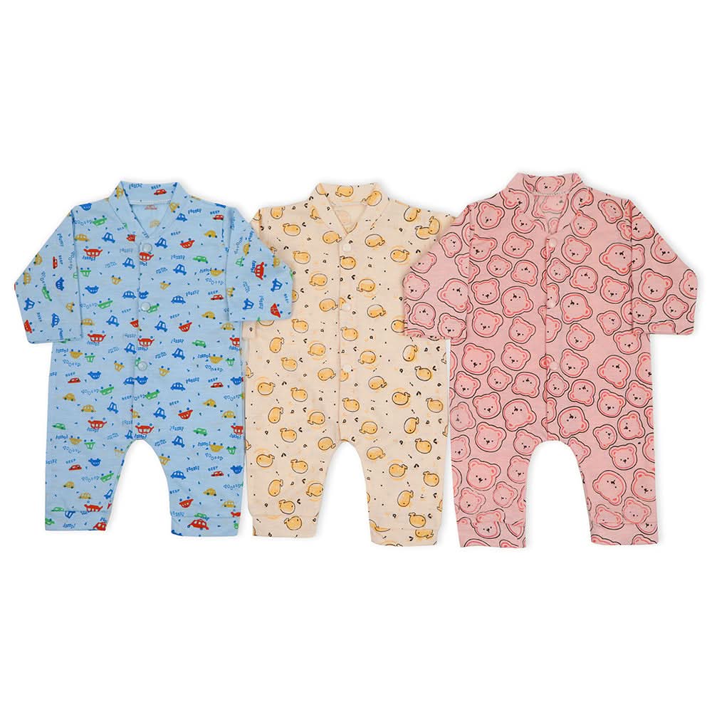 Newborn Boys Romper Set - Multi Color, Newborn Boys Rompers, Chase Value, Chase Value